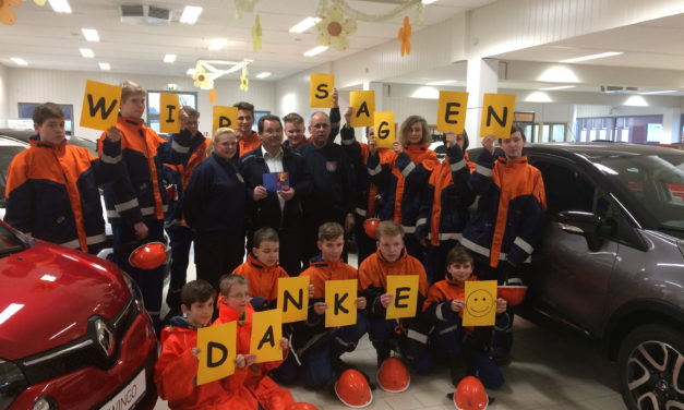 Unsere Jugendfeuerwehr sagt „DANKE“
