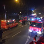 Einsatzfahrzeuge auf der Elmshornerstraße