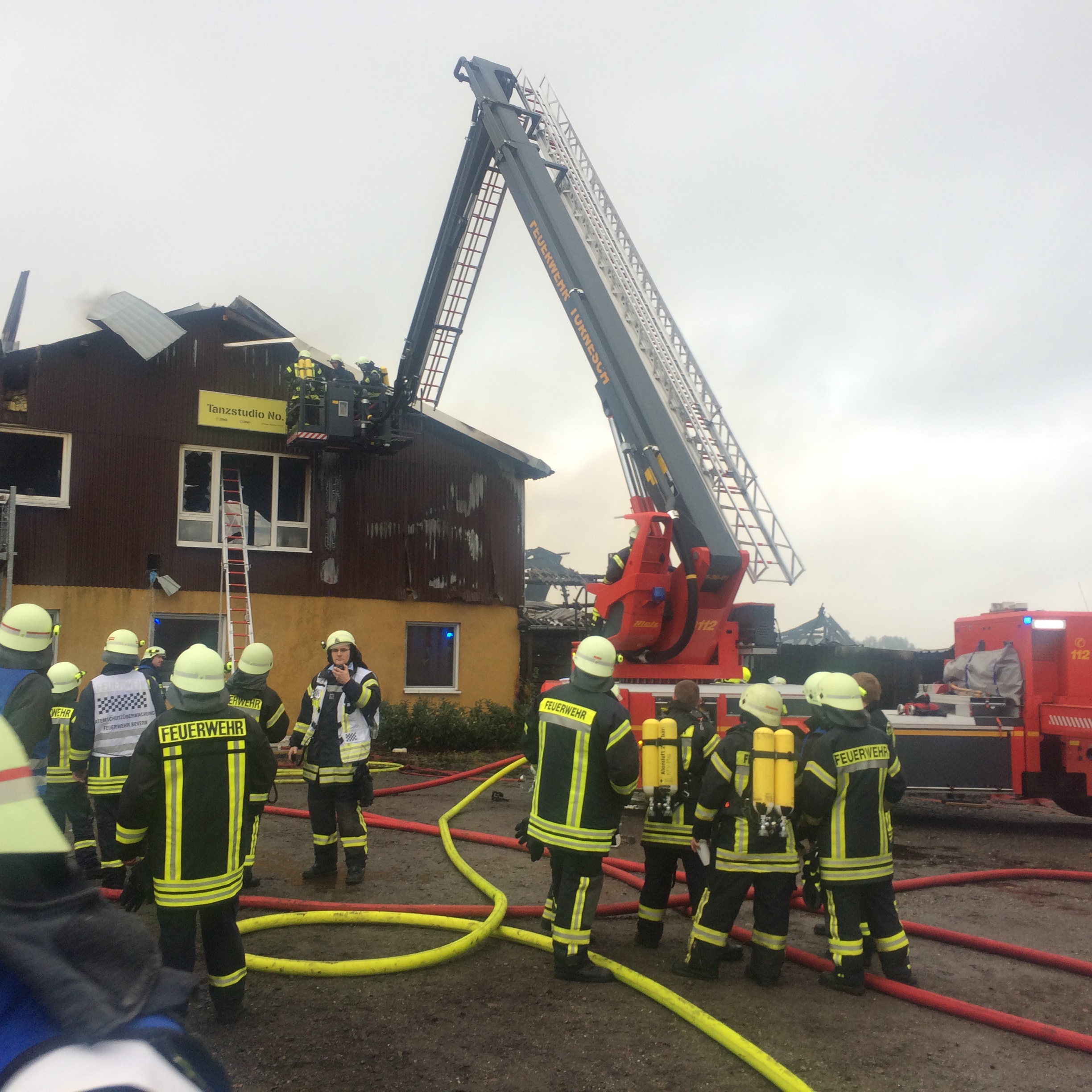 Teleskopmast der FF Tornesch