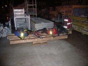 Ausrüstungsteile der Höhenrettungsgruppe