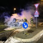 Löscharbeiten unter Atemschutz