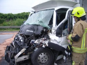 Für den Fahrer blieb nur wenig Überlebensraum