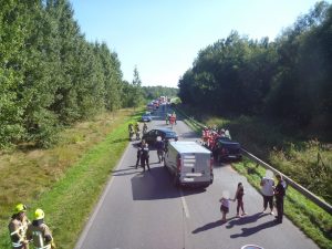 Gesamtansicht der Unfallstelle