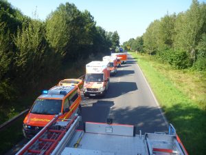 Rettungswagen in Bereitschaft