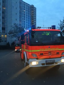 Fahrzeuge an der Einsatzstelle