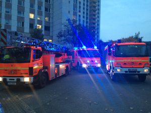 Fahrzeuge an der Einsatzstelle