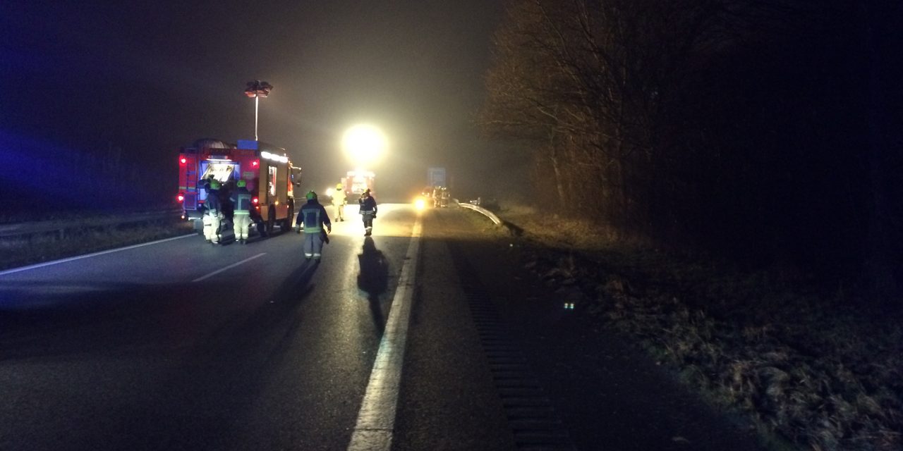 Verkehrsunfall, Fahrbahn reinigen