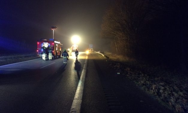 Verkehrsunfall, Fahrbahn reinigen