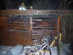 Totalschaden verursacht durch Brandstiftung ?