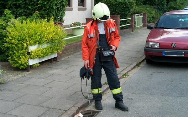 Austritt von Gas