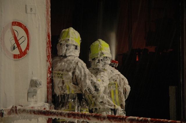 Brandbekämpfung mit Schaum