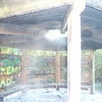 Brandschaden am Unterstand