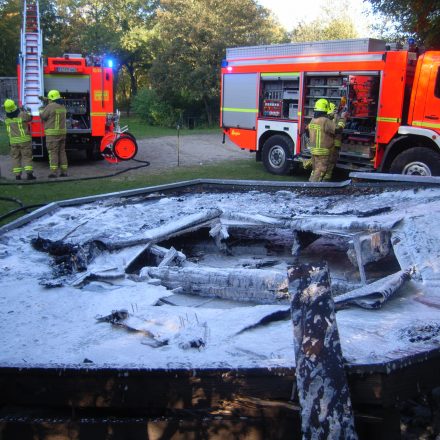 Die Löscharbeiten sind abgeschlossen