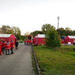 Ein Behandlungsplatz wurde vorsorglich aufgebaut