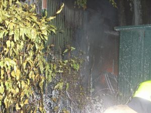 Beengte Verhältnisse erleichterten die Brandausbreitung