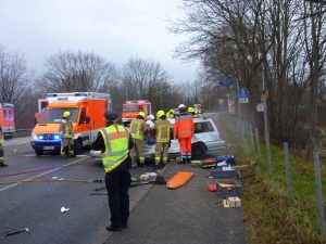 Materialbereitstellung von Rettungsdienst und Feuerwehr