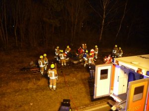Unfallstelle von oben