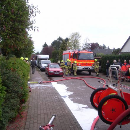 2 HLF an der Einsatzstelle