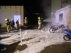 Durch das geplatzte Fenster drang Rauch in die Waschküchen ein.