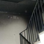 Durch die geöffnete Wohnungstür verqualmte das Treppenhaus sehr schnell