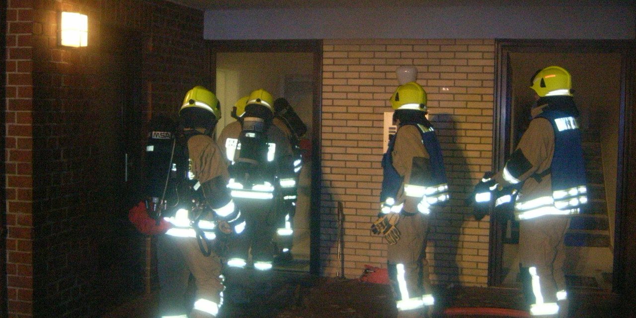 Kellerbrand im Hochhaus