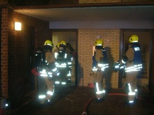 Vorbereitungen zum Löschangriff