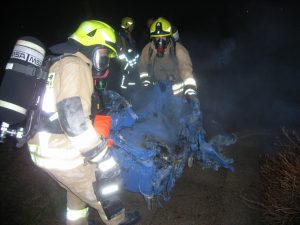 Der Papiersammelcontainer wurde aus dem Keller entfernt.