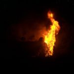 Frontalansicht beim Eintreffen an der Einsatzstelle