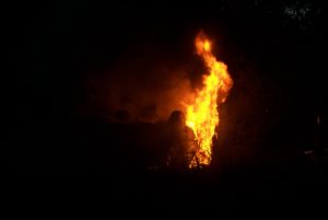 Frontalansicht beim Eintreffen an der Einsatzstelle