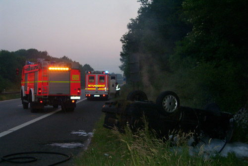 Feuer aus, der Rest ist Sache des Abschleppunternehmens