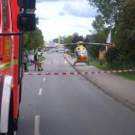 Glanzleistung des Piloten: Er hat den Rettungshubschrauber auf dem Gehweg "geparkt"
