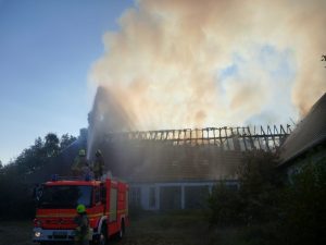 Das Feuer hatte den hinteren Bereich zuerst zerstört.