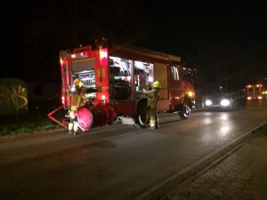 1.HLF 20/16 an der Einsatzstelle