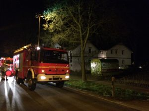 Ausleuchten der Einsatzstelle Elmshorner Straße