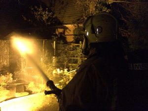 Löscharbeiten unter Atemschutz