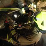 Feuerwehr als Klempner, beim gescheiterten Versuch die Wasserleitung abzudichten