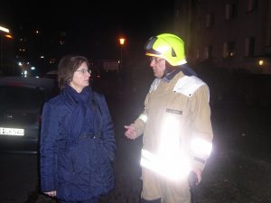 Bürgermeisterin der Stadt Pinneberg erkundet sich vor Ort