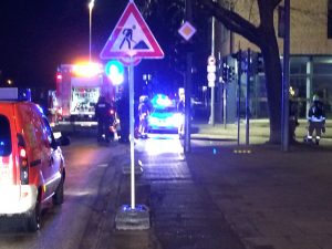 Abgesperrte Einsatzstelle