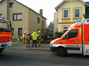 Blick auf die Einsatzstelle
