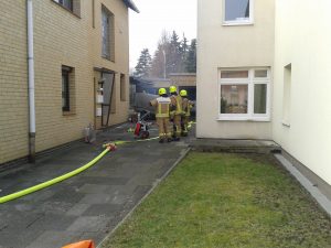 Im hinteren Bereich kam es zu dem Unglück