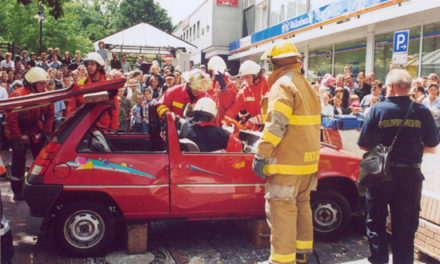 Besuch des Rockville Volunteer Fire Departments aus unserer Partnerstadt Rockville, Maryland, USA