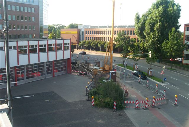 Erweiterung der Hauptfeuerwache an der Friedrich-Ebert-Straße