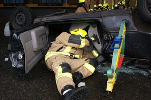 Erkundung und Airbag-Scannung im Innenraum
