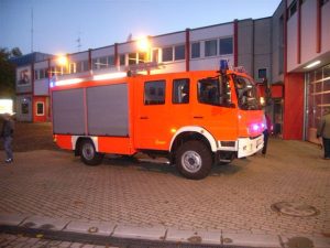 Frisch eingetroffen. Das neue LF 10/6 mit Single-Bereifung