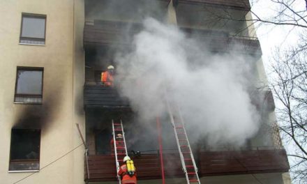 Wohnung in Vollbrand