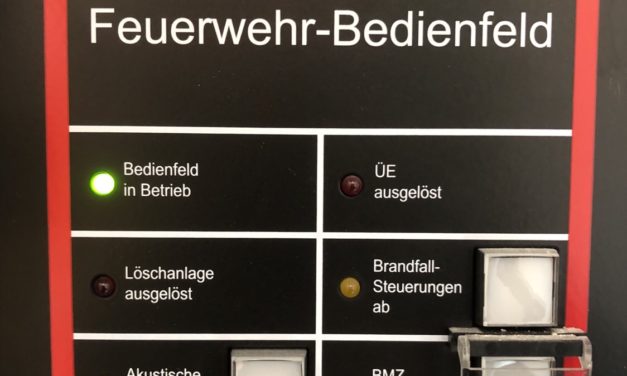 Ausgelöste Brandmeldeanlage