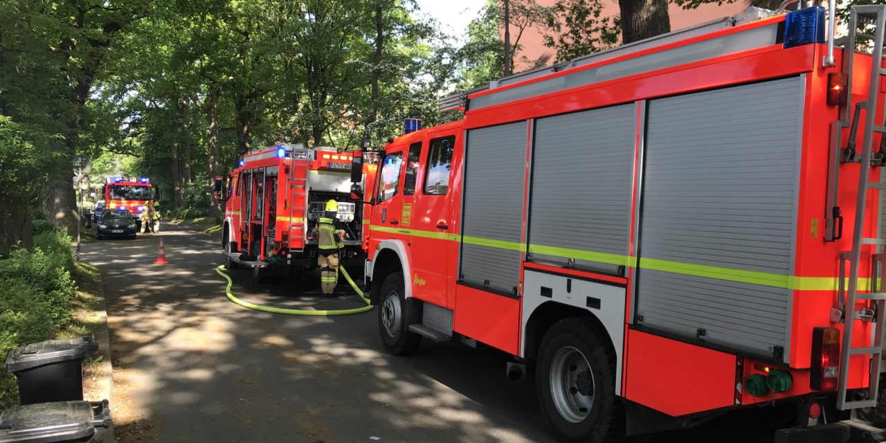 Feuer in Keller