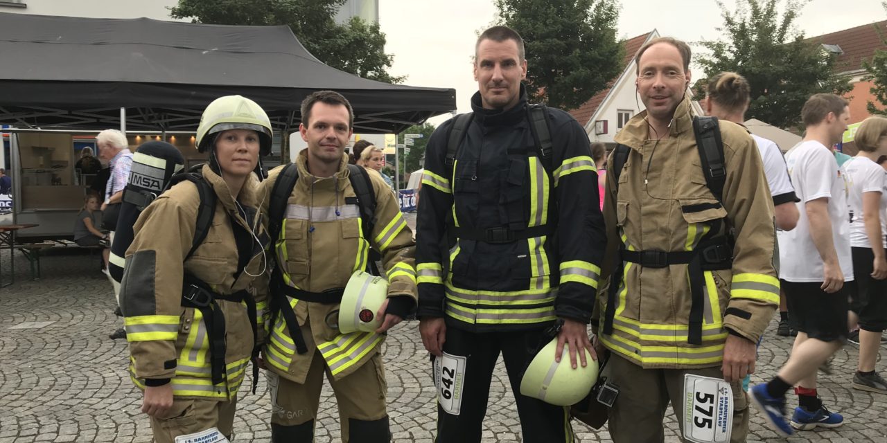 5 km in Schutzkleidung gelaufen – Respekt
