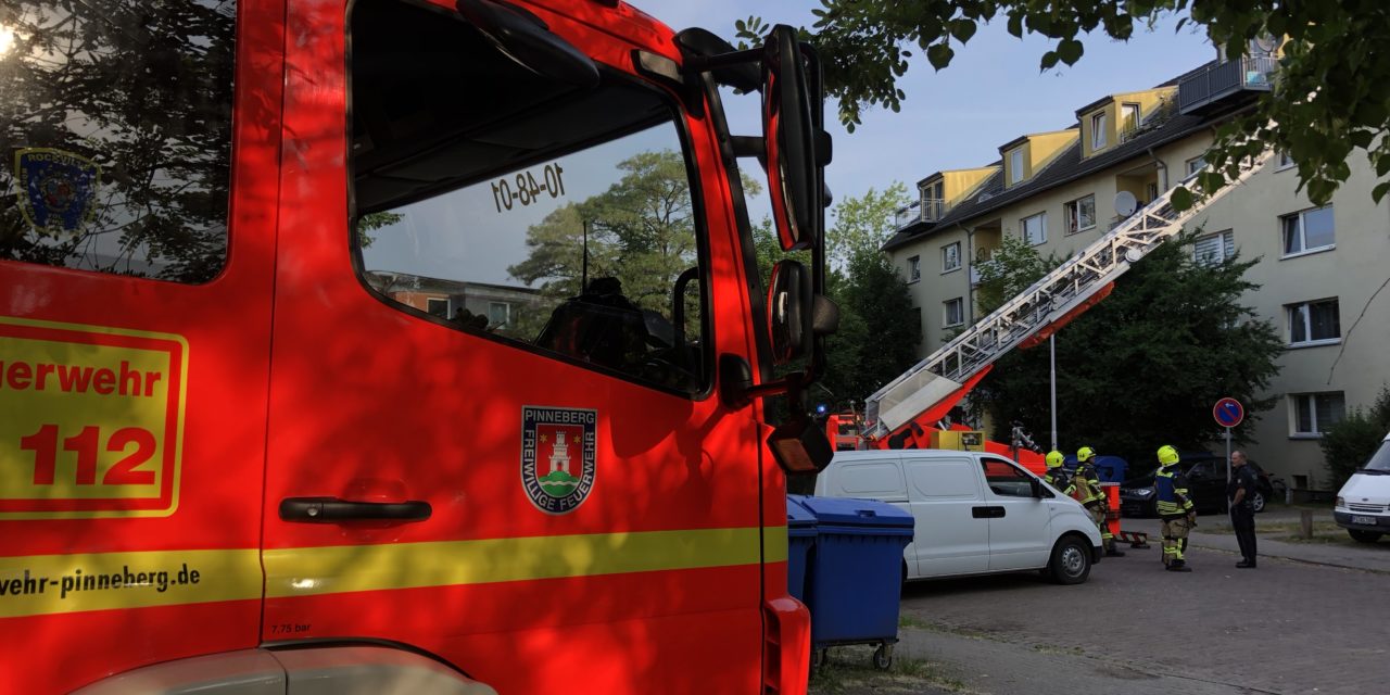 Ausgelöster Rauchwarnmelder