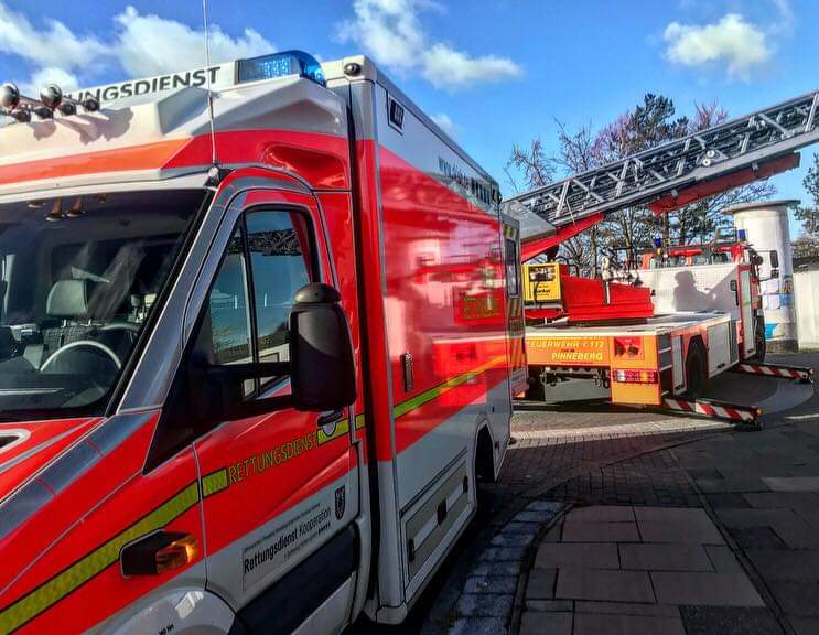 Personenrettung über Drehleiter